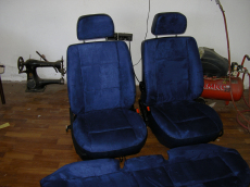 Претапицирани автомобилни седалки за AUDI с плат АЛКАНТРА